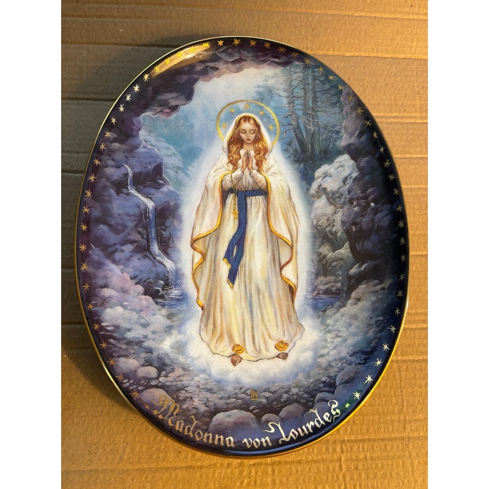Bradford Exchange Plate  1994 Die Madonna Von Lourdes #E7409 Collection